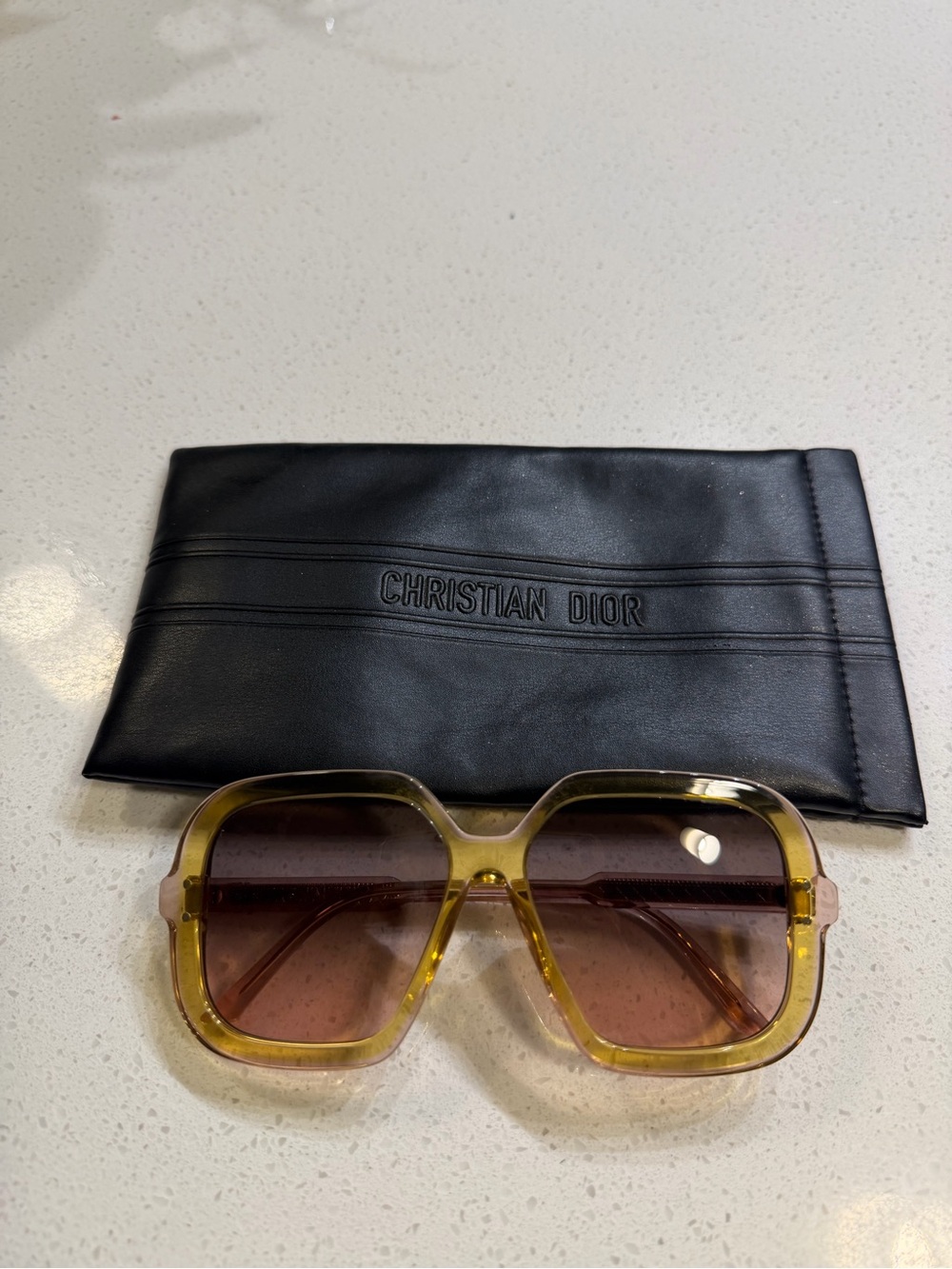 Authentic Christian Dior Oversized Sunglasses| Original Dior Case